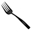 3-Piece Percy Serving Utensil Set, Satin Black