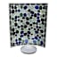Ty Pennington Blue Pebble Mosaic Wall Sconce, 10"