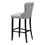 Grey Ring Back Barstool, Kd