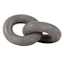 Honeybloom Grey Interlocking Rings Decor, 7.5"