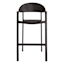 Brown Wicker Mid-Century Outdoor Barstool