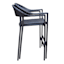 Woodhill Round Back Wicker Barstool, Brown