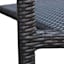 Woodhill Round Back Wicker Barstool, Brown