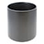 Black Metal Round Outdoor Planter, Large