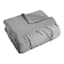 7-Piece Grey Embroidered Pleated Comforter Set, Queen