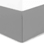 7-Piece Grey Embroidered Pleated Comforter Set, Queen