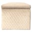 Providence Jada Velvet Square Storage Ottoman, Taupe