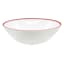 Bistro Red Rim Melamine Serving Bowl, 10"