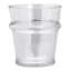 Clear Acrylic Ring Double Old Fashioned Glass