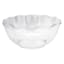 Clear Wave Rim Acrylic Serving Bowl, Large