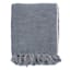 Ty Pennington Blue Reversible Woven Throw Blanket, 50x60