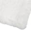 Honeybloom White Frayed Edge Throw Blanket, 50x60