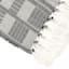 Tracey Boyd Black & White Woven Jacquard Throw Blanket, 50x60