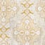 Honeybloom Yellow Medallion Patterned Throw Blanket with Tassels, 50x60