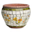 Honeybloom Mosaic Ceramic Outdoor Pot, Small