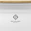 White Steel Mixing Bowl with Bamboo Lid, Large