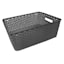 Grey Y-Weave Storage Basket, Medium
