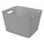 Light Grey Y-Weave Storage Basket, Extra Large