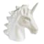 Tiny Dreamers White Ceramic Unicorn Bank, 7"
