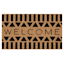 Laila Ali Welcome Geo Coir Mat, 18x30