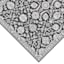 (B845) Providence Tiffany Grey Floral Area Rug, 8x10