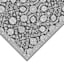 (B845) Providence Tiffany Grey Floral Area Rug, 5x7