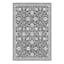 (B845) Providence Tiffany Grey Floral Accent Rug, 3x5