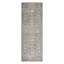 (B849) Providence Villa Grey Floral Runner, 2x6