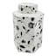 Providence Black & White Floral Hexagon Vase, Large