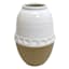 Honeybloom White Terracotta Vase, 10"