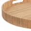 Brown Seagrass Woven Round Tray, 20"