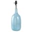 Laila Ali Light Blue Glass Pearlized Table Lamp, 19"