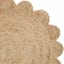 Daisy Jute Round Accent Rug, 3'