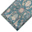 Blue & Multicolor Opal Border Runner, 2x5