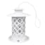 Providence Metal Bird Feeder, White