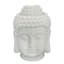 Found & Fable Pre-Lit White Buddha Outdoor Fountain