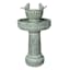 Honeybloom Pedestal Bird Outdoor Fountain, 29.5"