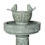 Honeybloom Pedestal Bird Outdoor Fountain, 29.5"