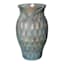 Honeybloom Pre-Lit Patina Owl Outdoor Fountain, 25.5"