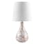 Capiz Small Table Lamp with Shade, 19.5"