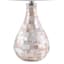 Capiz Small Table Lamp with Shade, 19.5"