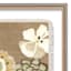 Honeybloom Glass Framed Floral Print Wall Art, 21"