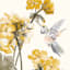 Honeybloom Glass Framed Floral Print Wall Art, 19x25