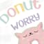 Tiny Dreamers Donut Worry Be Happy Canvas Wall Art, 12"