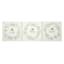 Honeybloom 3-Piece Bee Canvas Wall Signs, 6"