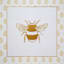 Honeybloom Embroidered Bee Canvas Wall Art, 16"