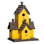 Yellow Condo Birdhouse, 15"