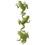 Honeybloom Stacked Frogs Yard Stake, 42"