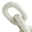 White Wooden Link Table Decor, 10"