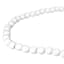 Crosby St. White Wooden Bead Ring Garland, 40"
